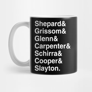 Mercury 7 List Mug